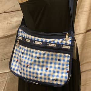 Mickey Mouse Checks & Bows Crossbody
